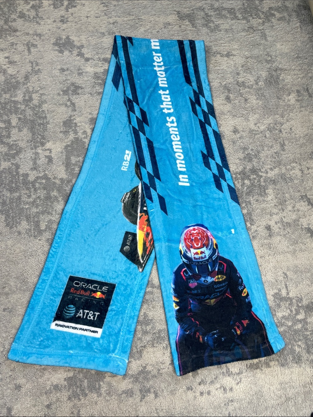 Palmetto Blanket Company Oracle Red Bull Racing Max Verstappen Formula 1 Scarf